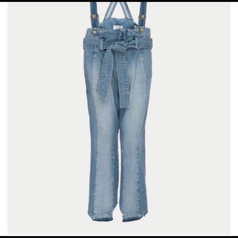 FRAME LE DENIM OVERALLS - LE MIX size 28